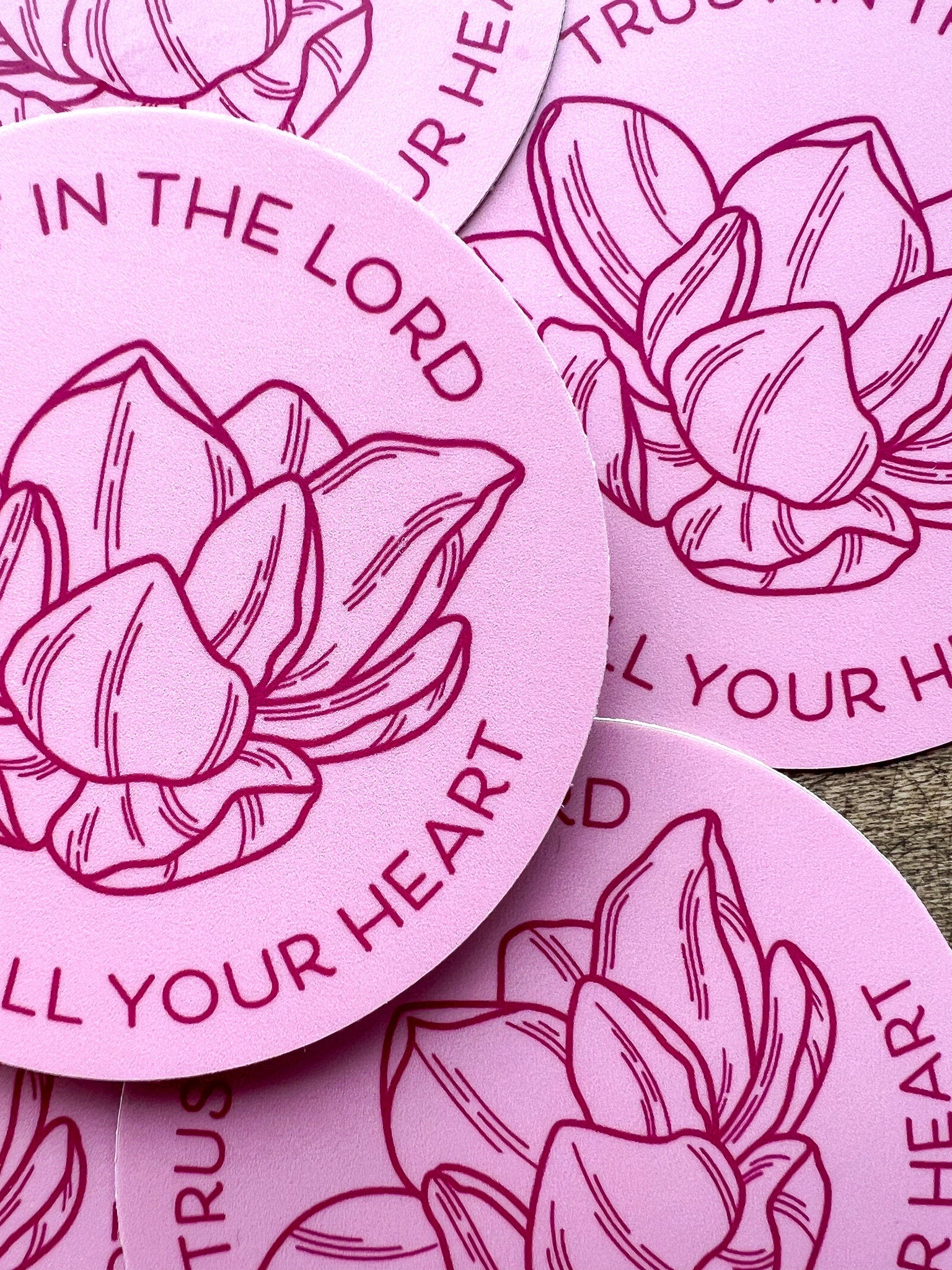 Magnolia "Trust in the Lord with All Your Heart" Sticker