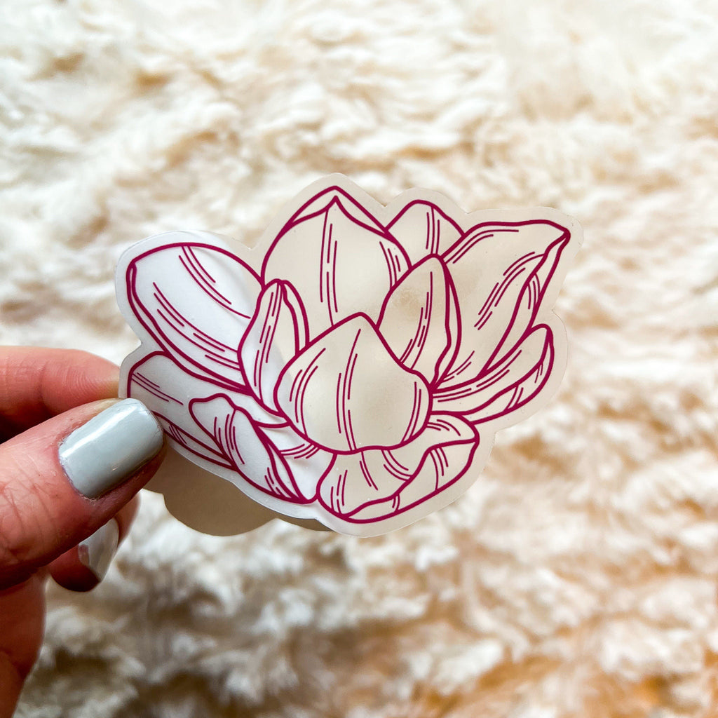 Magnolia Clear Sticker