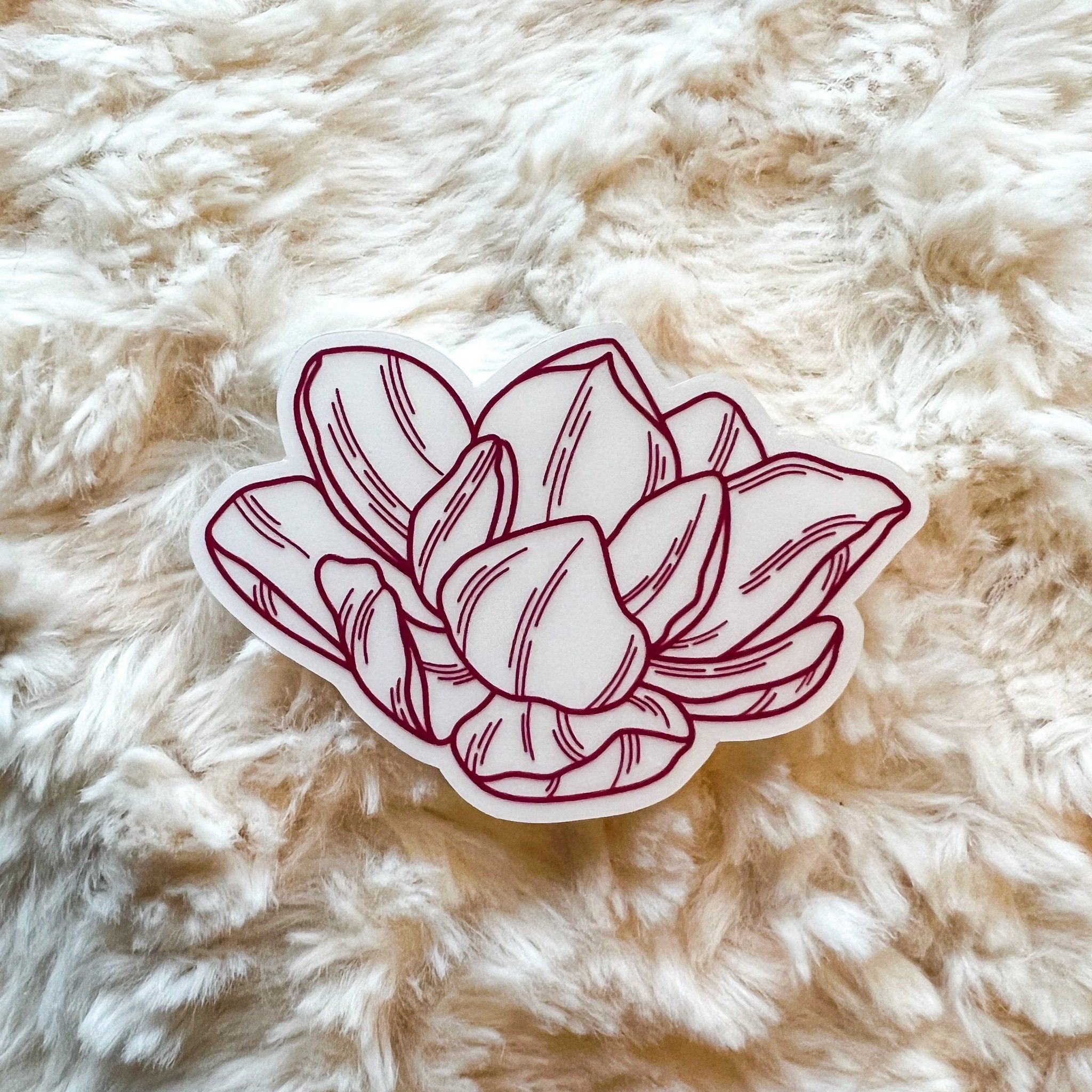 Magnolia Clear Sticker