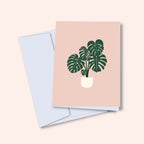 Monstera Greeting Card