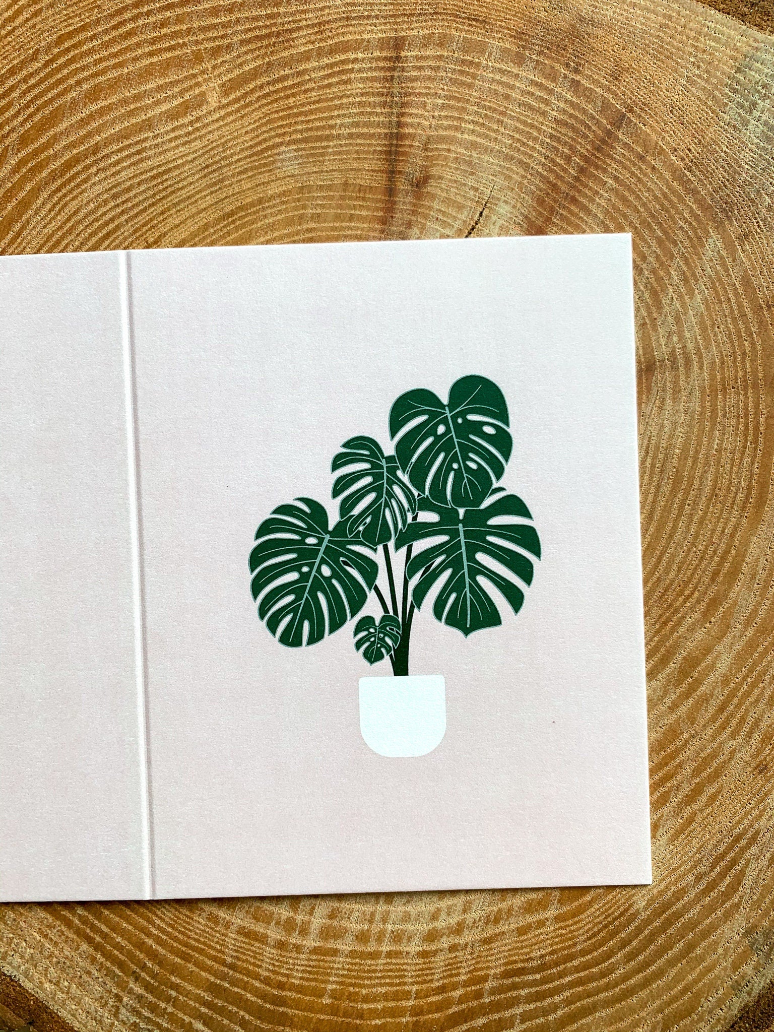 Monstera Greeting Card