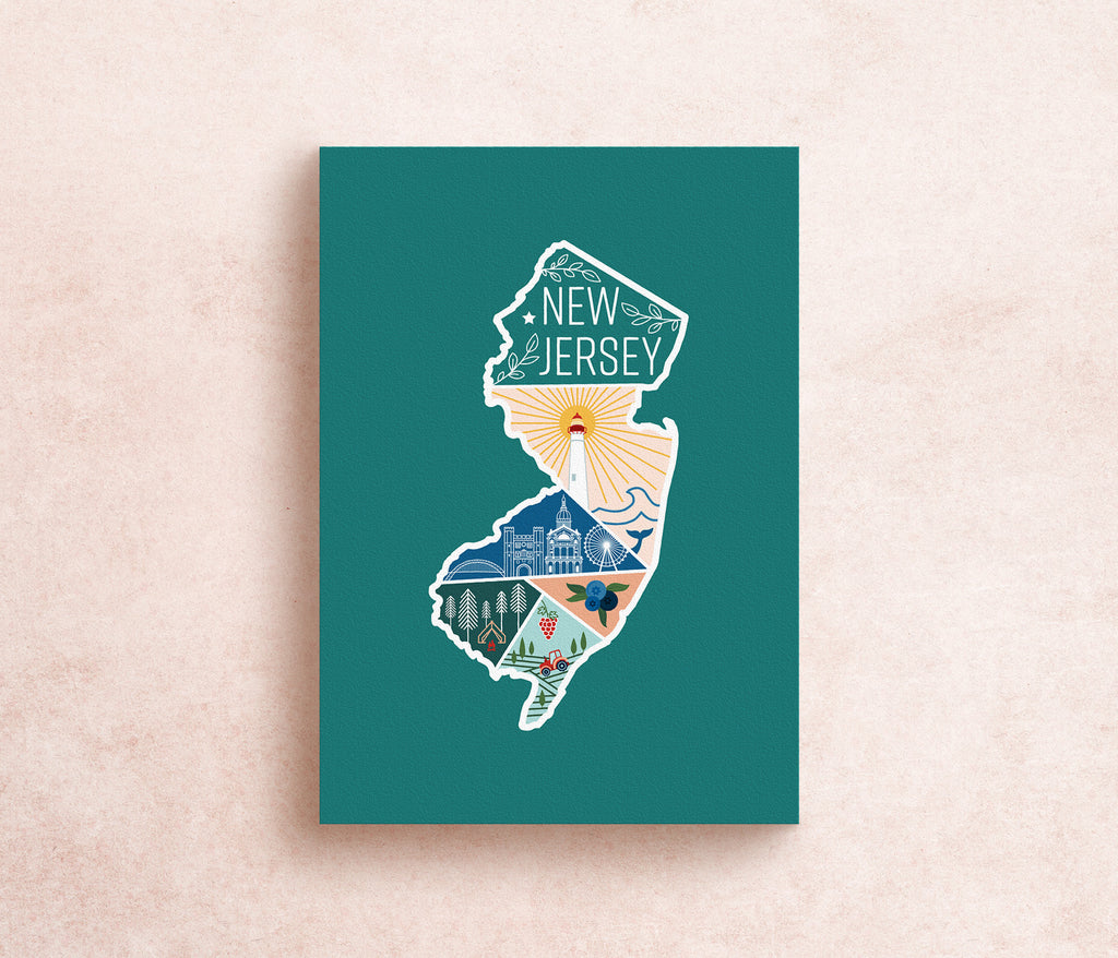 New Jersey Travel Postcard