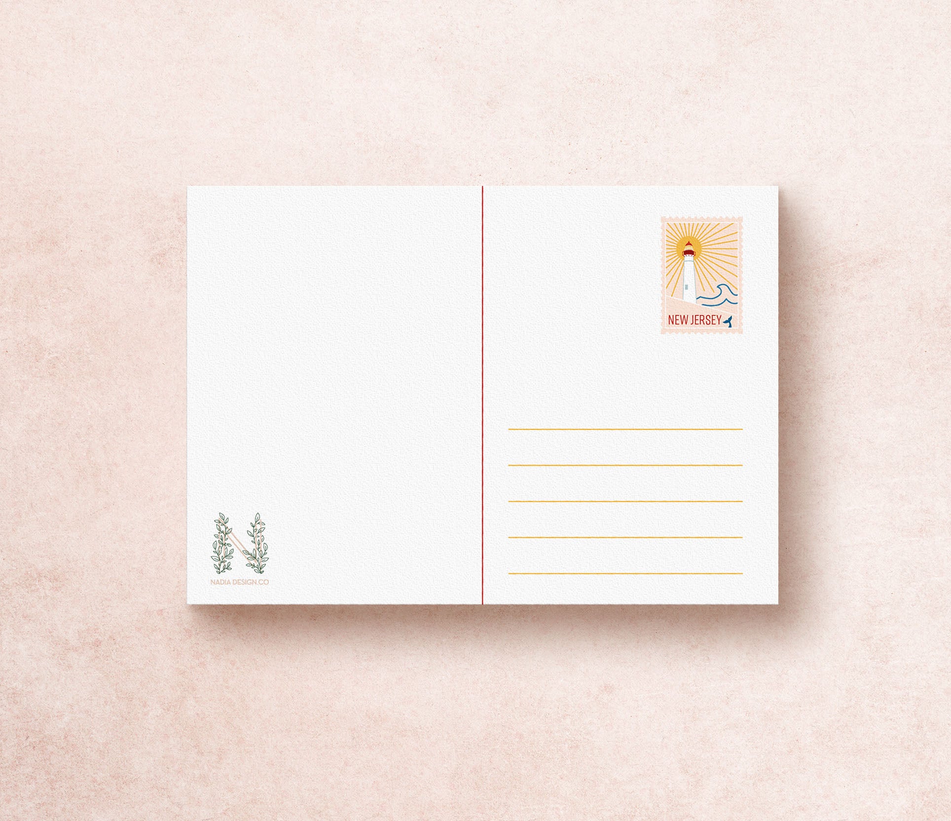 New Jersey Travel Postcard