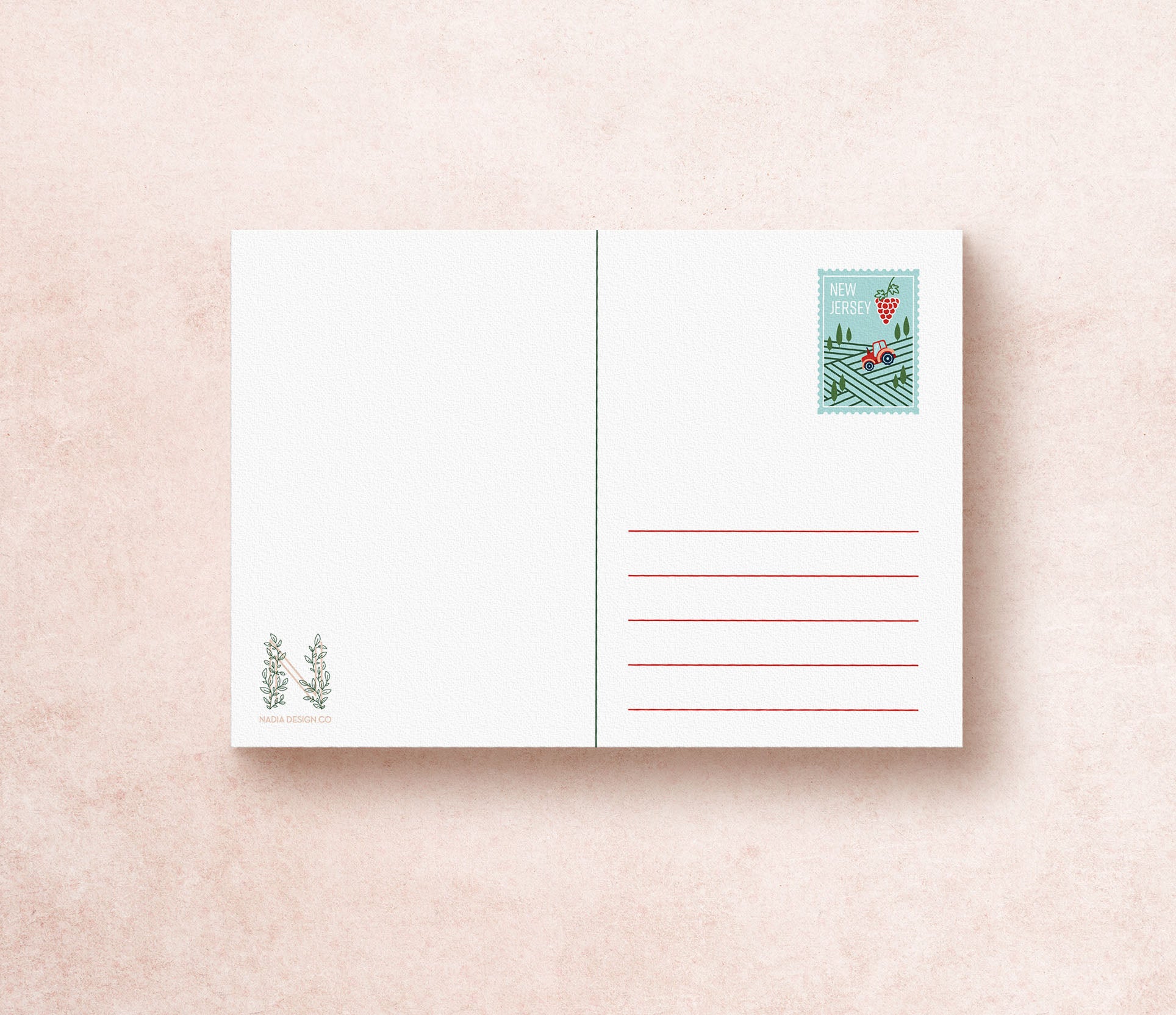 New Jersey State Postcard